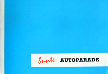 Goliath Modelprogram 1958 "Bunte Autoparade" Carbrochure (10096)